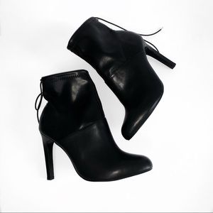 Zara Black heeled booties size 38 (8)